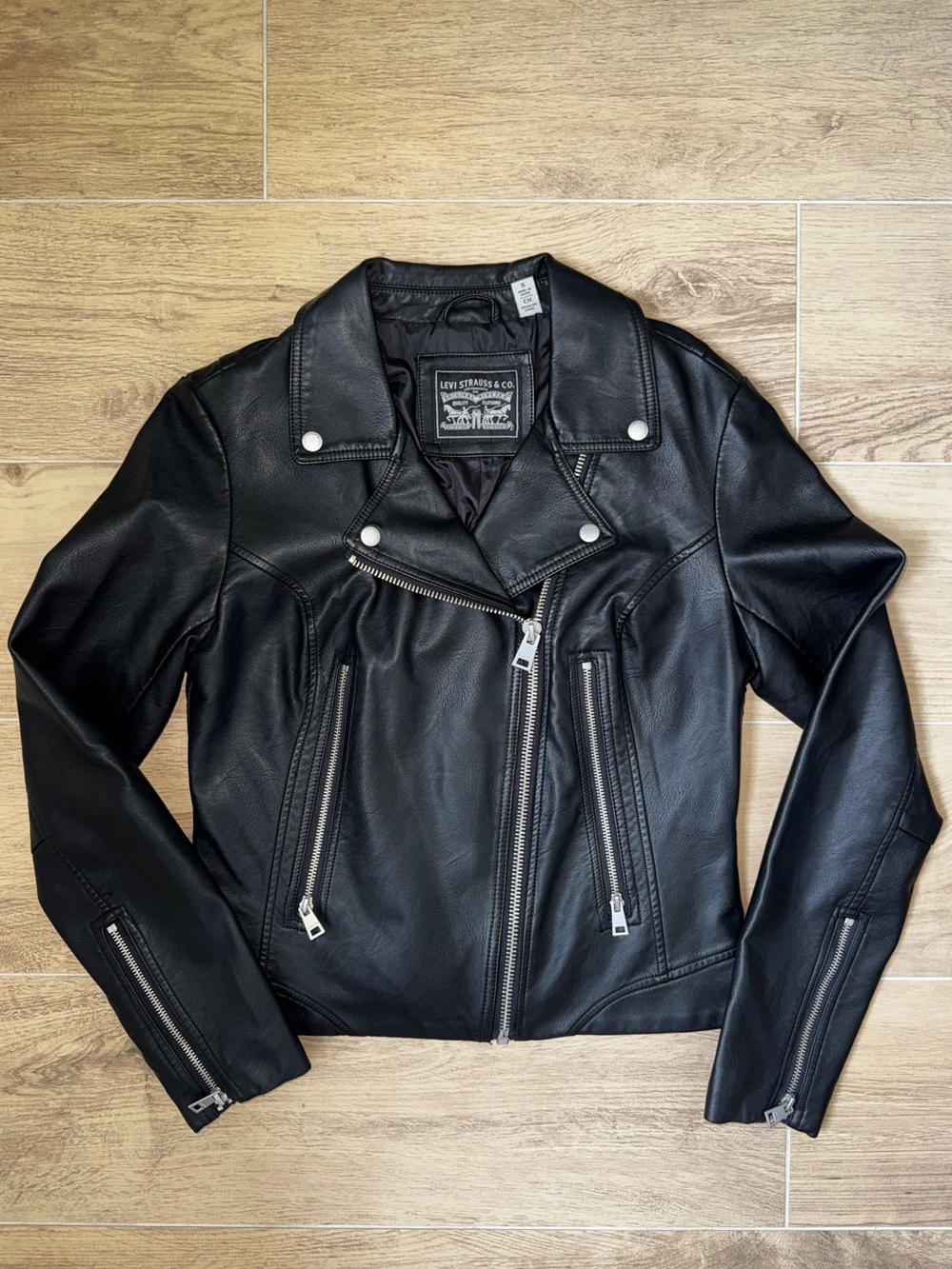 Levi's Black Moto Leather Jacket